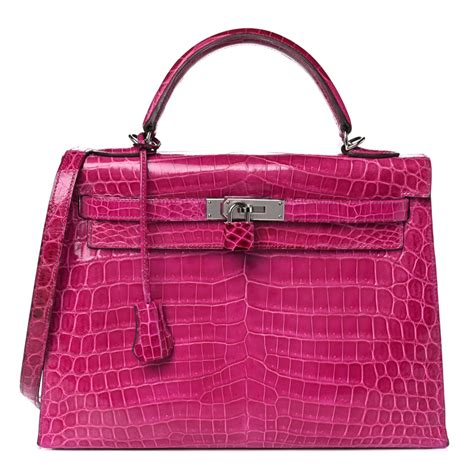 hermes kelly bag fashionphile|Hermes kelly pochette crocodile.